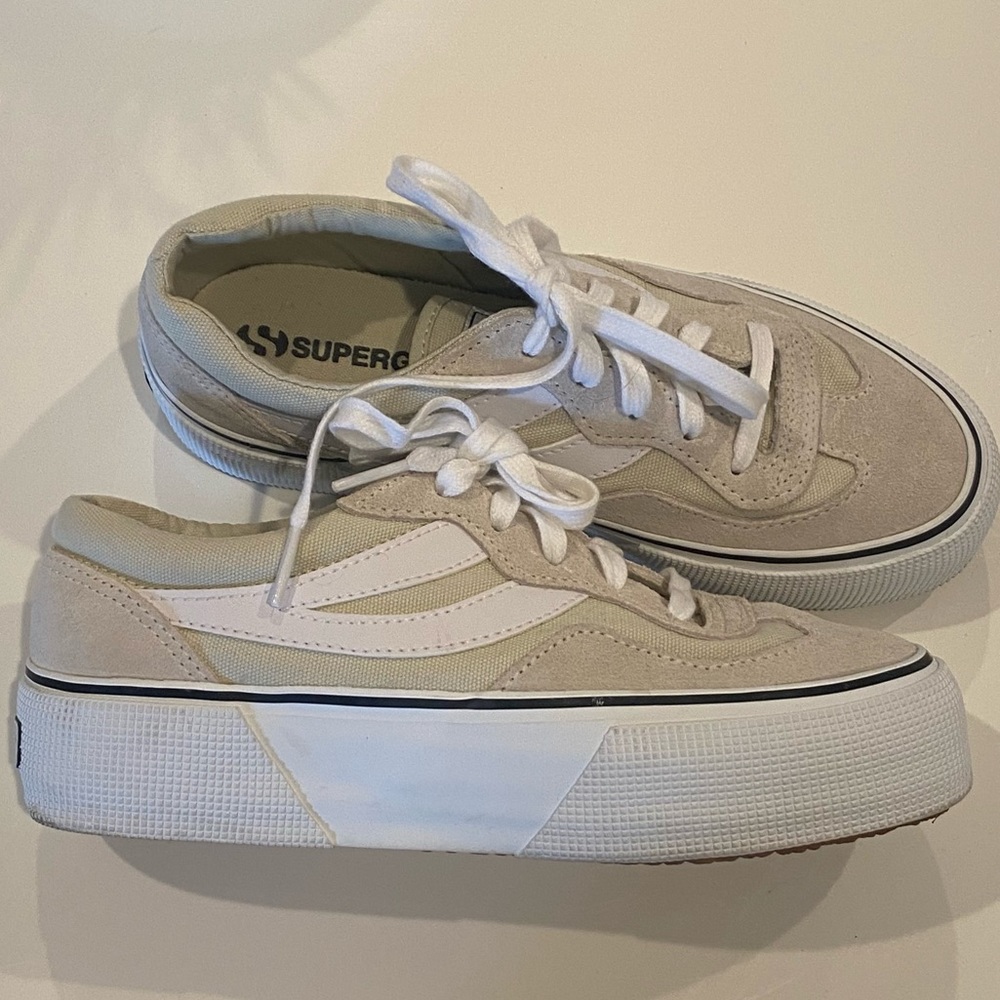 SUPERGA 3041 Revolley Color-Block Platform Sneakers (For Women) 
WHITE MULTI